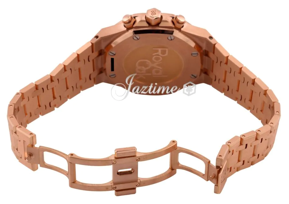 Audemars Piguet Royal Oak Chronograph 38mm Rose Gold Silver Dial