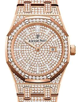 ダイヤモンドセレクト　アントマン&ウェープス Audemars Piguet Royal Oak Quartz Diamond Set Rose Gold Diamond