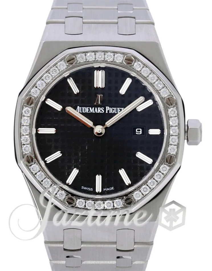 Audemars Piguet Royal Oak Quartz Ladies Steel Index Diamond Bezel