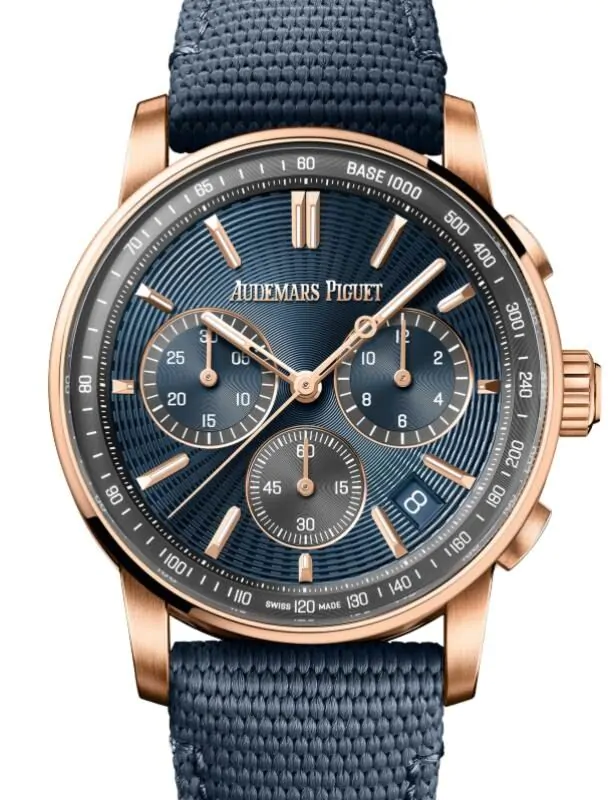 Audemars Piguet Code 11.59 Chronograph Pink Rose Gold 41mm Blue
