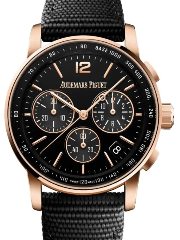 AP Code 11.59 Chronograph Rose Gold 41mm Black Dial 26393OR.OO