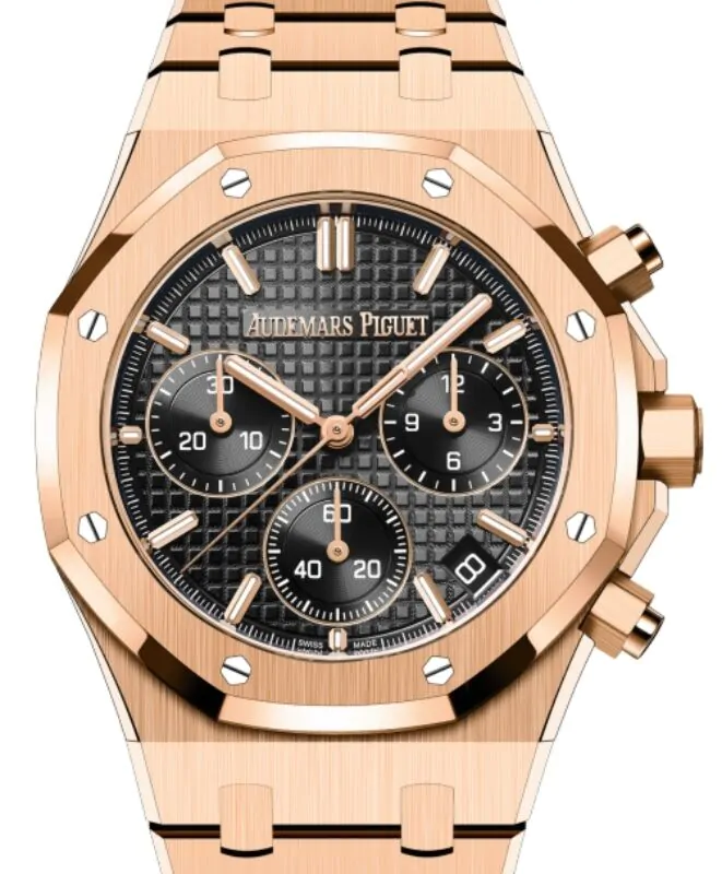 Audemars Piguet Royal Oak Chronograph 41mm Rose Gold Black  display picture 1