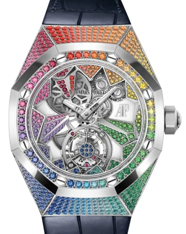  HOURGLASS ルビー　50カラット AP Royal Oak Concept Flying Tourbillon 38.5mm White Gold Gemstones