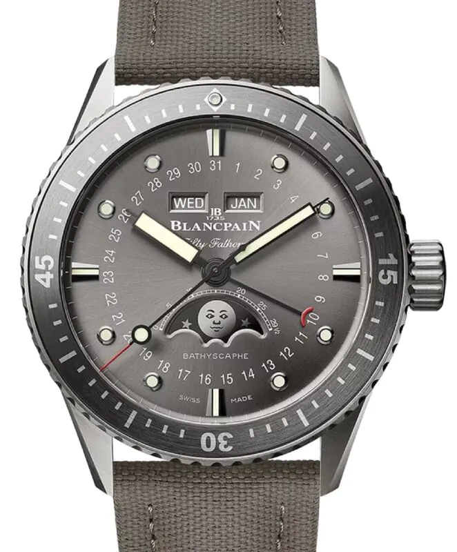 Blancpain Fifty Fathoms Bathyscaphe Quantieme Complet Phases De