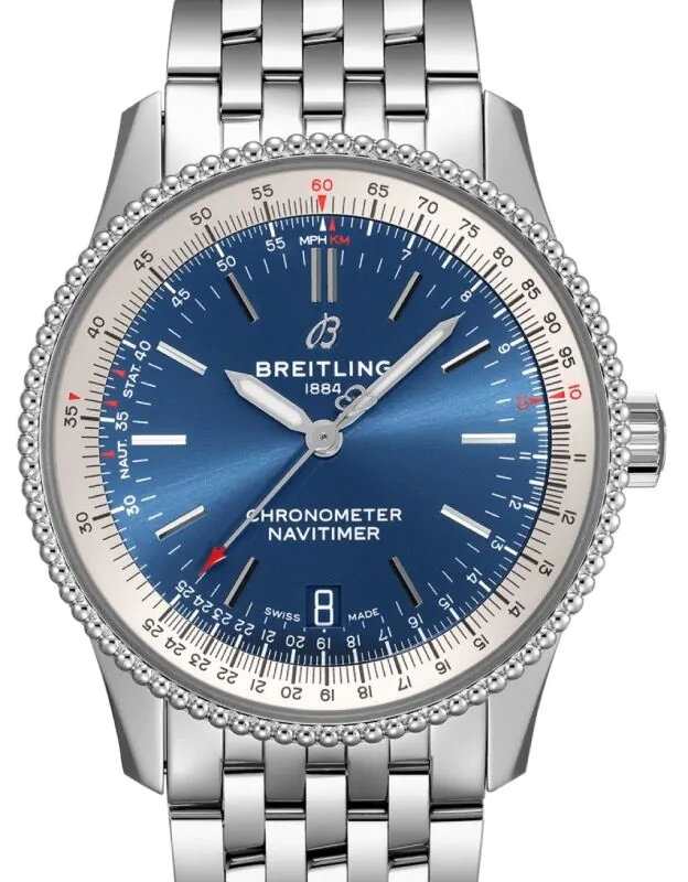 中古 ブライトリング BREITLING A17325211C1A1 ブルー メンズ 腕時計 breitling_navitimer_automatic_