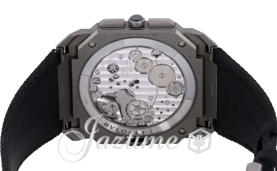 T&M  ページ Bvlgari Octo Finissimo Chronograph GMT Titanium Black Dial 103371