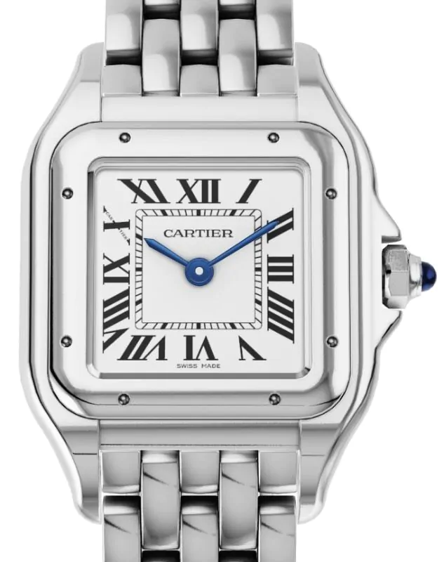 ✨Cartier✨カルティエ✨クォーツ✨シルバー925✨ホワイト文字盤✨腕時計✨ Cartier Panthere de Cartier Small Quartz Silver Dial Stainless