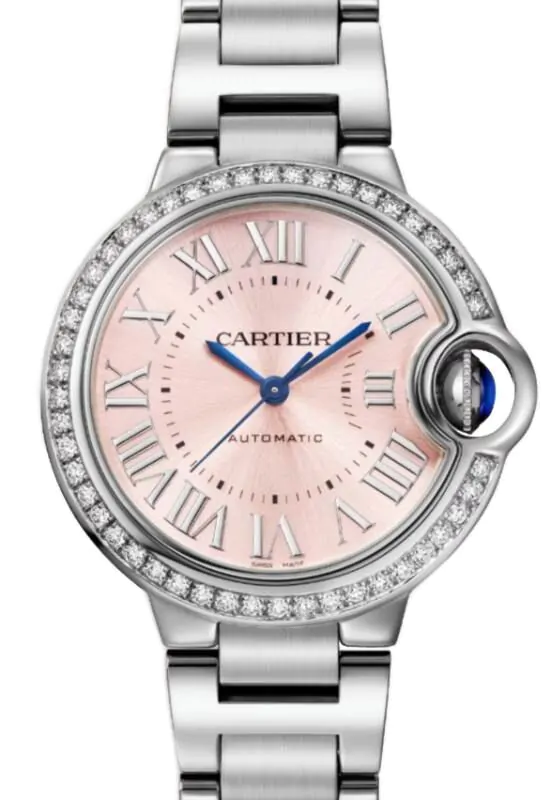 Cartier Ballon Bleu de Cartier Stainless Steel/Diamonds 33mm  display picture 1