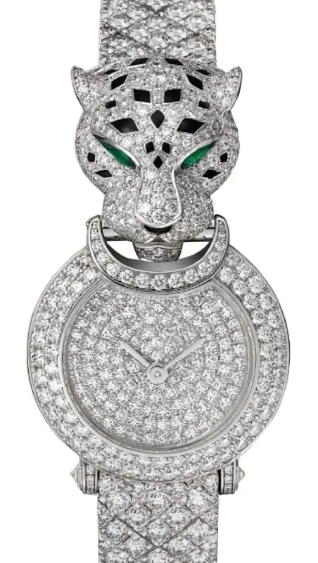 Cartier La Panthere 23.6mm Quartz White Gold/Diamond Pave HPI01425