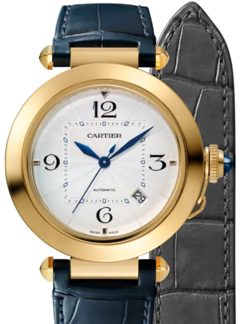 Cartier Pasha De Cartier Yellow Gold 41mm Silver Dial WGPA0007