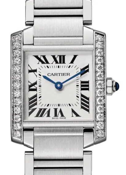 Cartier Tank Francaise Ladies Watch Medium Quartz Stainless Steel