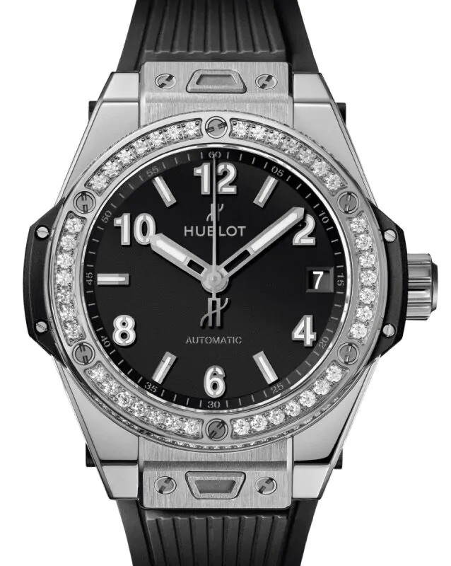 Hublot Big Bang 3-Hands One Click Steel Diamonds 39mm 465.SX.1170