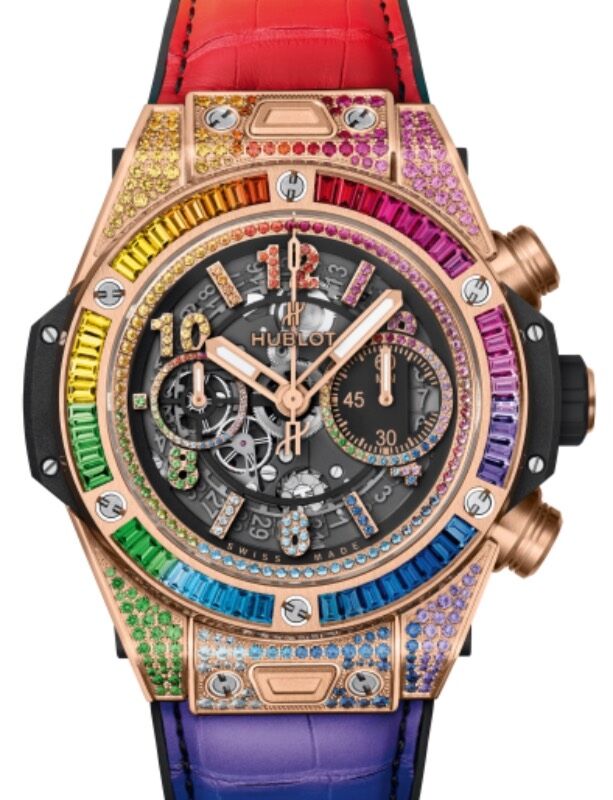 Hublot Big Bang Unico Chronograph Rainbow King Gold 45mm King Gold
