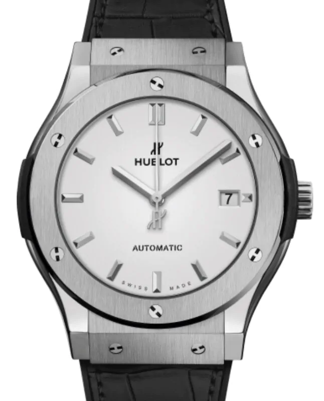 Hublot Classic Fusion 3-Hands Titanium Opalin 45mm 511.NX.2611.LR