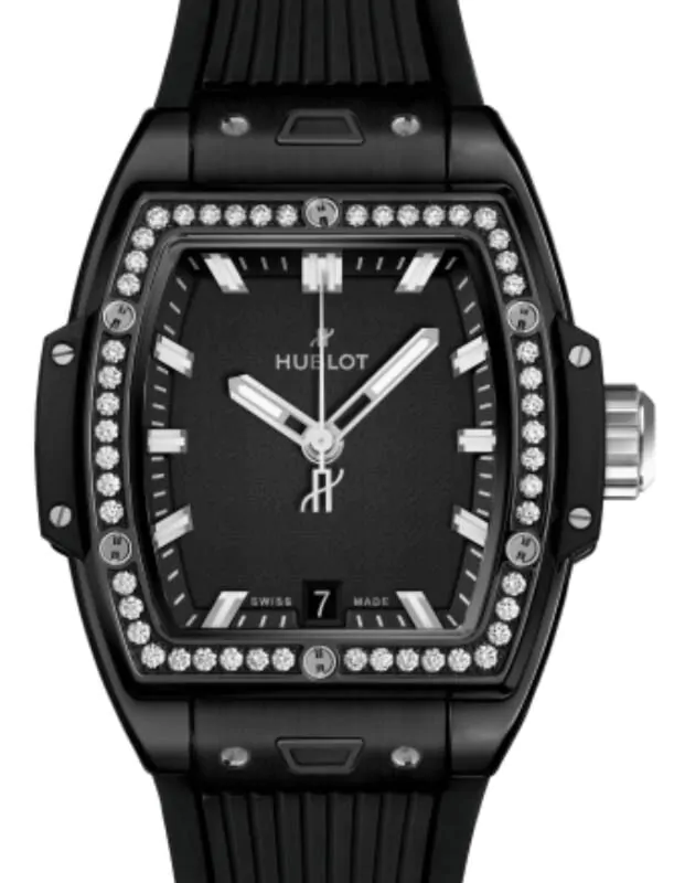 Hublot Shaped Spirit of Big Bang 3-Hands Black Magic Diamonds 39mm