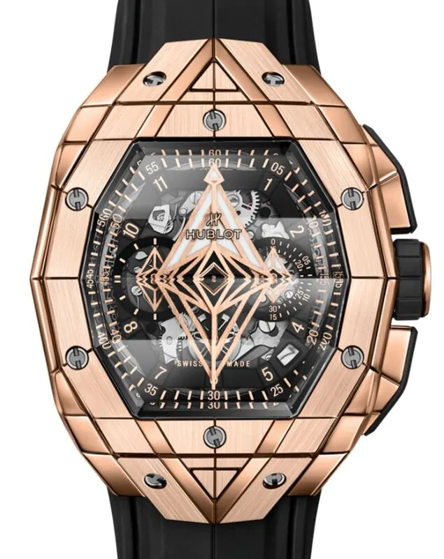 Hublot Shaped Spirit of Big Bang Partnerships Sang Bleu King Gold