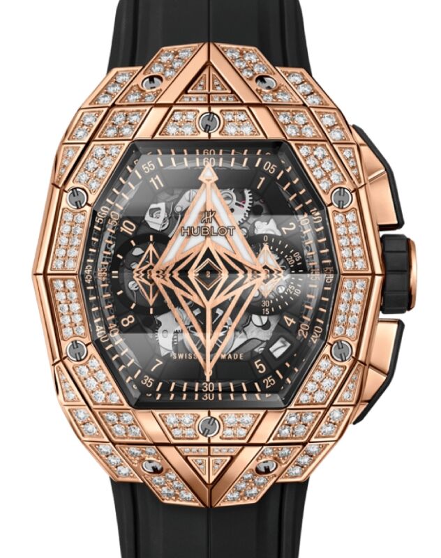 Hublot Shaped Spirit of Big Bang Partnerships Sang Bleu King Gold