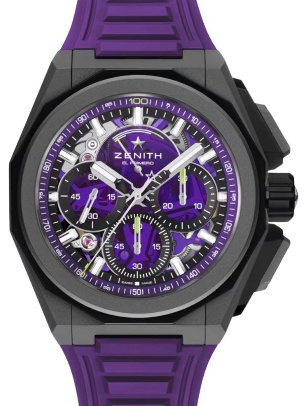 Zenith Defy Extreme Ultraviolet Titanium 45mm Violet Skeleton Dial