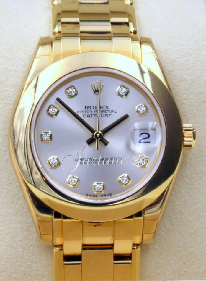 Rolex Datejust Masterpiece 81208 Ladies 34mm White Factory  display picture 3