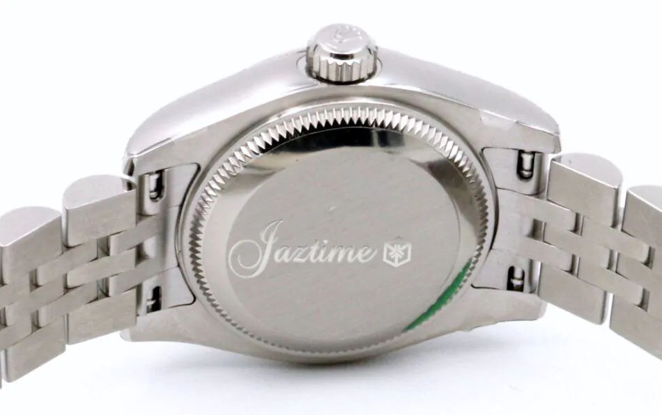 Rolex Datejust Ladies Small 179174-BLKDFJ Black Diamond White Gold