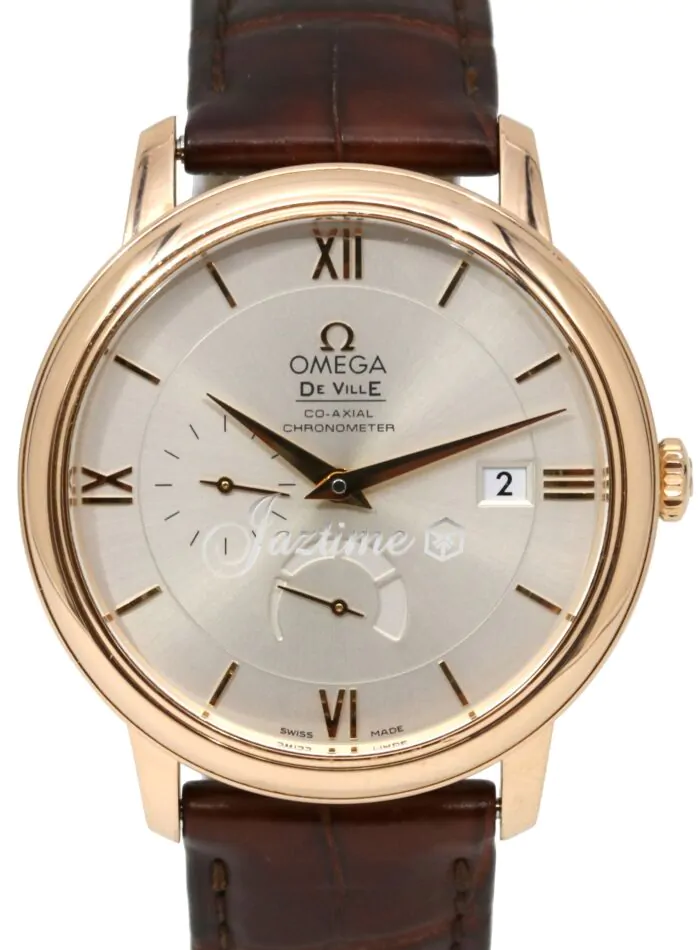 行*う様 OMEGA De Ville 不動品 Omega De Ville 424.53.40.21.02.001 Prestige Deville Co-Axial Red