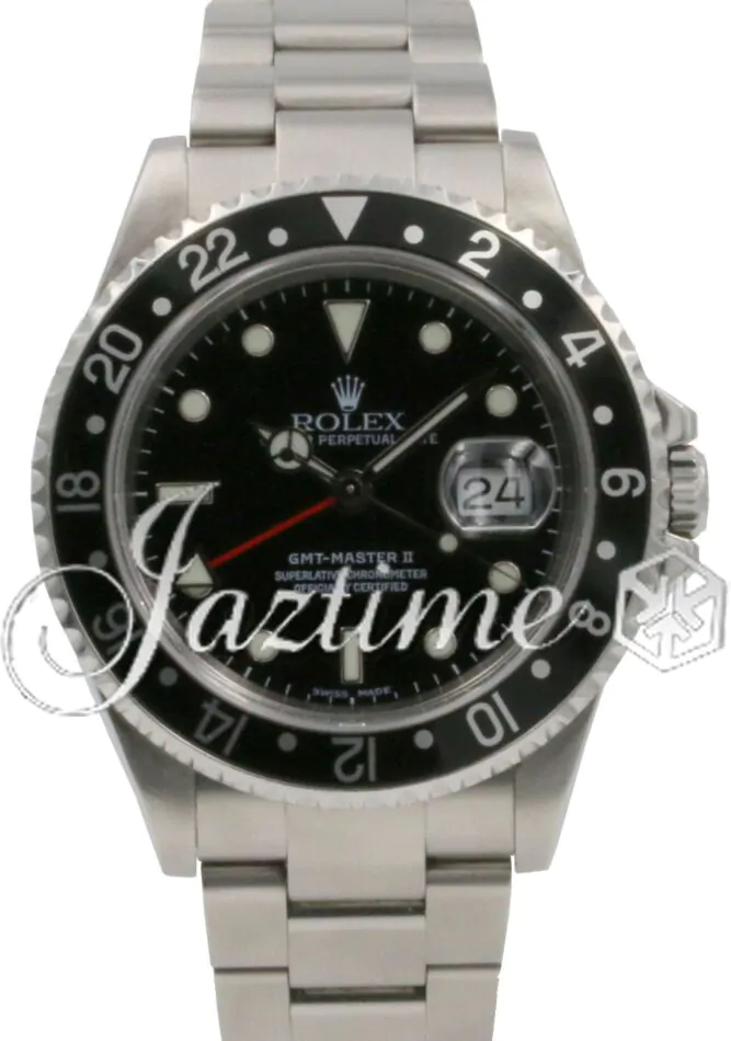 Rolex GMT-Master II 16710 Men's 40mm Black Stainless Steel Oyster