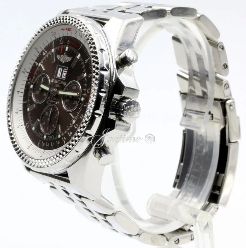 Breitling Bentley 6.75 A44362 Speed Havana Brown Stainless Steel