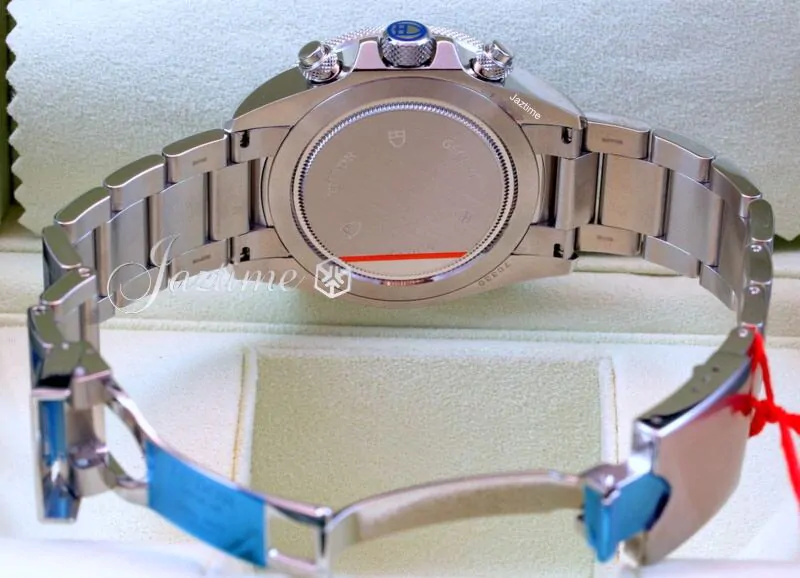 Tudor Heritage Chronograph 70330B-95740 Blue & Silver Index