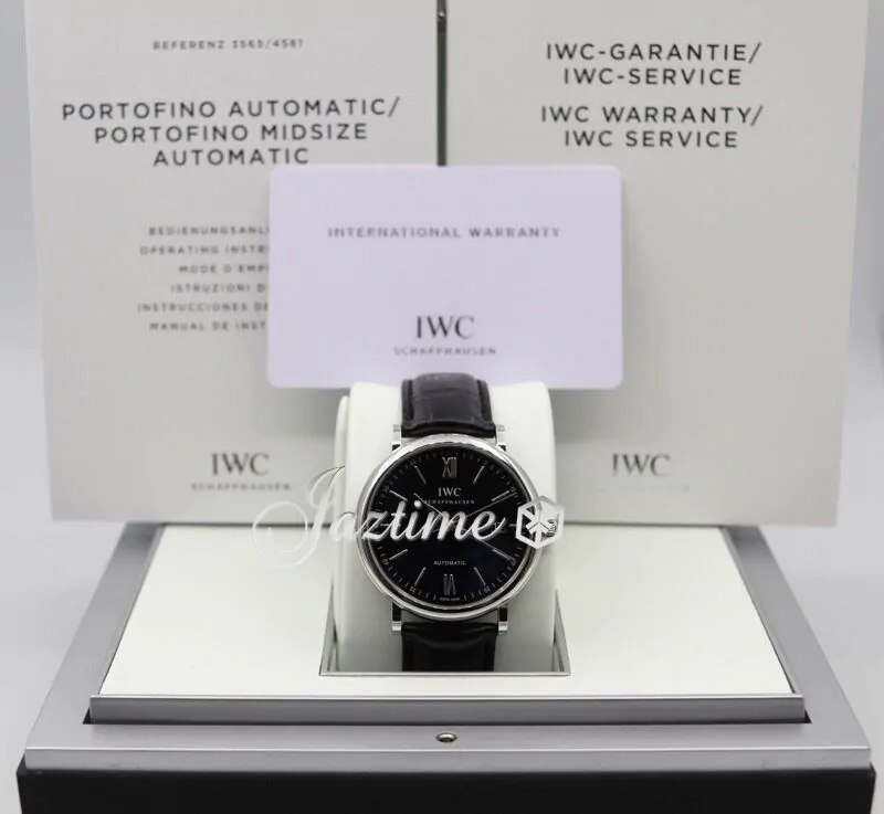 IWC Schaffhausen IW356502 Portofino Automatic Black Index