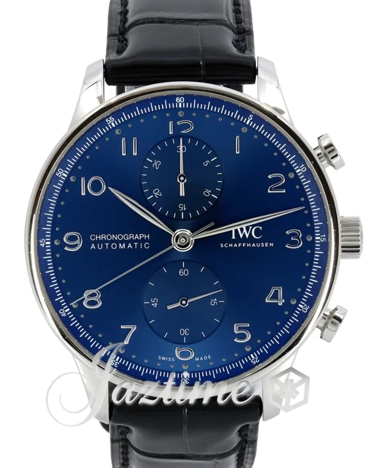 IWC Portugieser Chronograph Stainless Steel 41mm Blue Dial