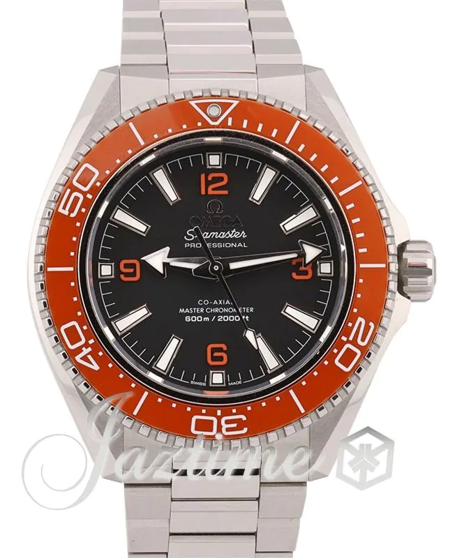 Omega Seamaster Planet Ocean 600M 42mm Steel/Orange Ceramic Black