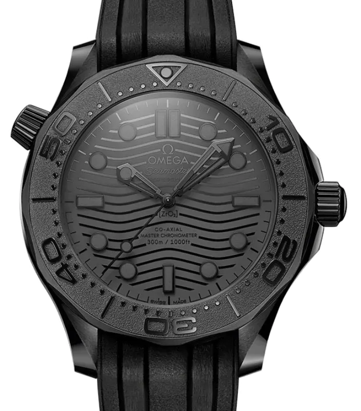 OMEGA Seamaster 自動巻き ブラック　クォーツ Omega Seamaster Diver 300M Co?Axial Master Chronometer 43.5mm