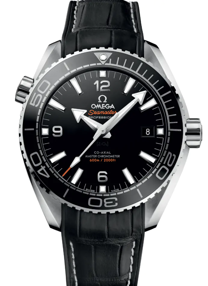OMEGA Seamaster 黒文字盤 レザーバンド　クォーツ　ジャンク品 omega_seamaster_planet_ocean_6