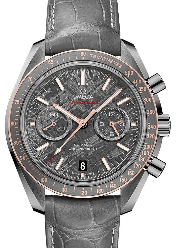 Omega Speedmaster Dark Side Of The Moon Meteorite Ceramic Grey