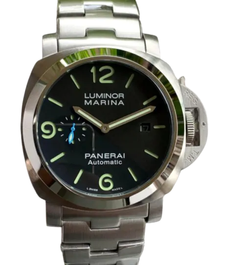 Panerai Luminor Marina Stainless Steel 44mm Black Dial PAM01562 