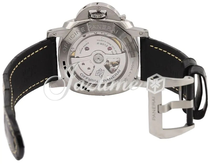 Panerai Luminor GMT Power Reserve Stainless Steel 44mm Black Dial 