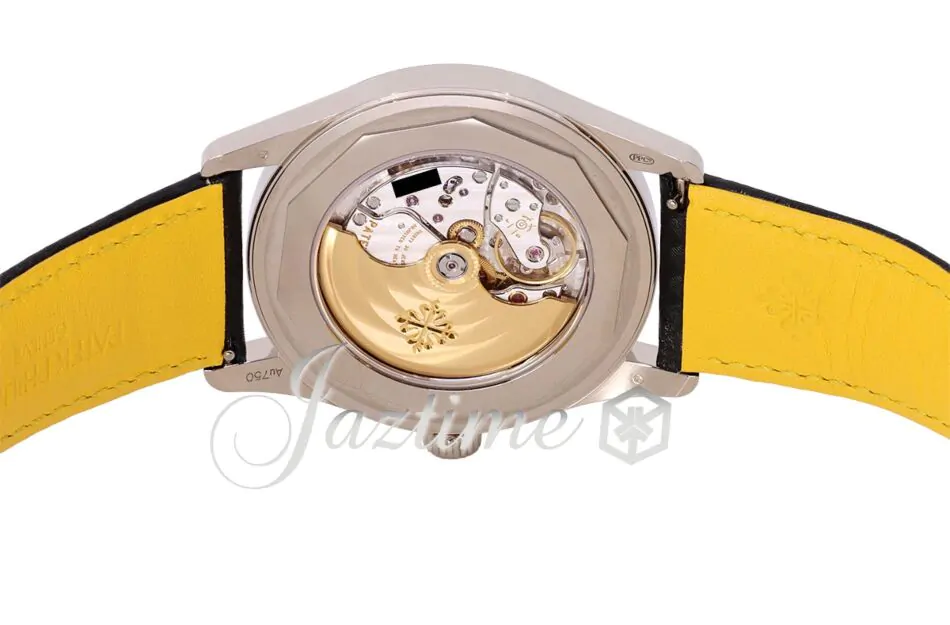 Patek Philippe Calatrava Date Sweep Seconds White Gold Black
