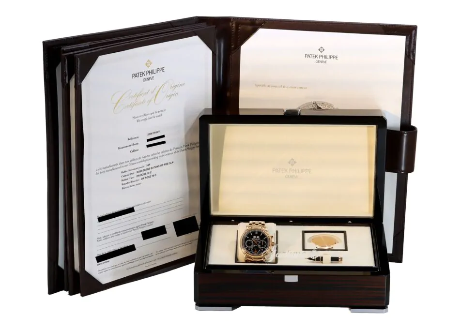 Patek Philippe Grand Complications Rose Gold Black Dial 5204/1R