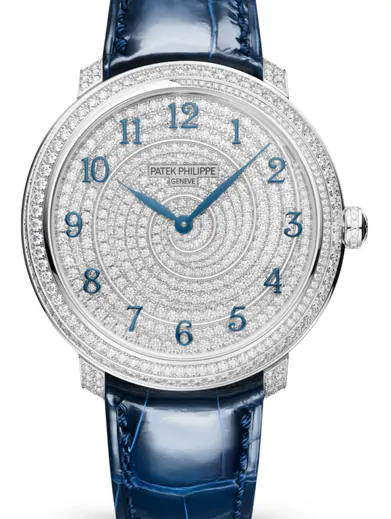 Patek Philippe Calatrava Diamond Ribbon Joaillerie White Gold 36.5