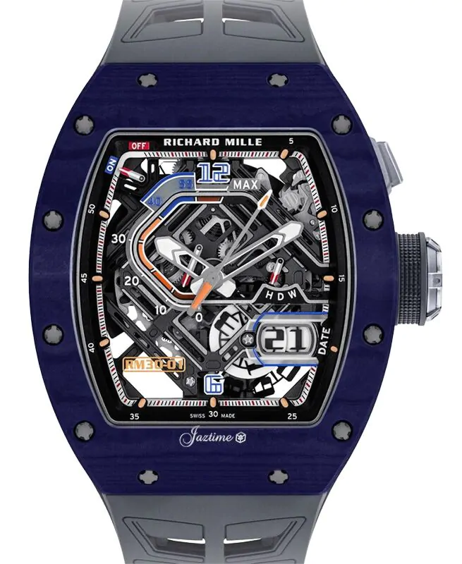 Richard Mille Declutchable Rotor Blue/White Quartz TPT RM 30-01