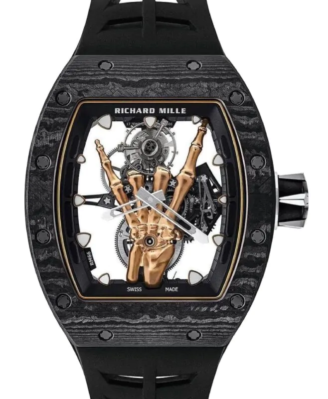 Richard Mille Manual Winding Flying Tourbillon Carbon TPT RM 66