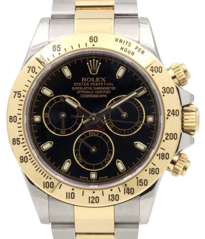 Rolex Cosmograph Daytona 116523 Black Chronograph Yellow  display picture 1