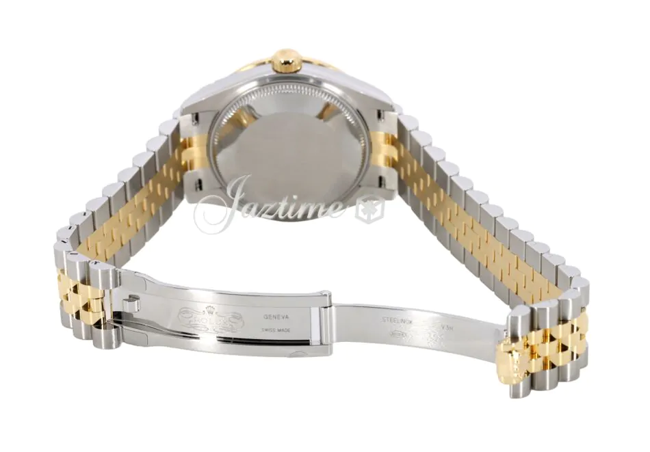 Rolex Datejust 31 Yellow Gold/Steel Silver Dial & Diamond Bezel