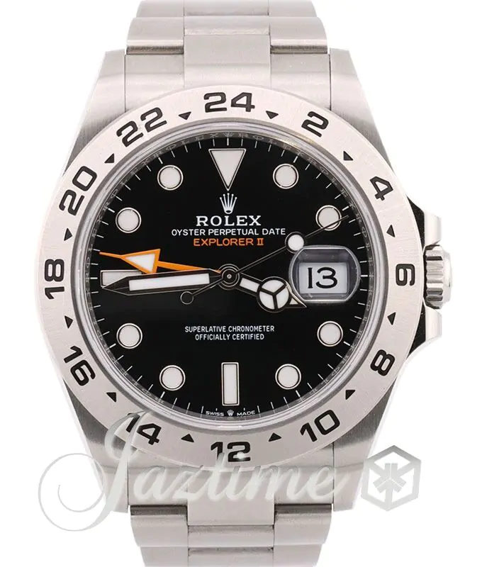 時計 ROLEX Rolex Explorer II GMT Stainless Steel Black Dial 42mm 226570 - PRE