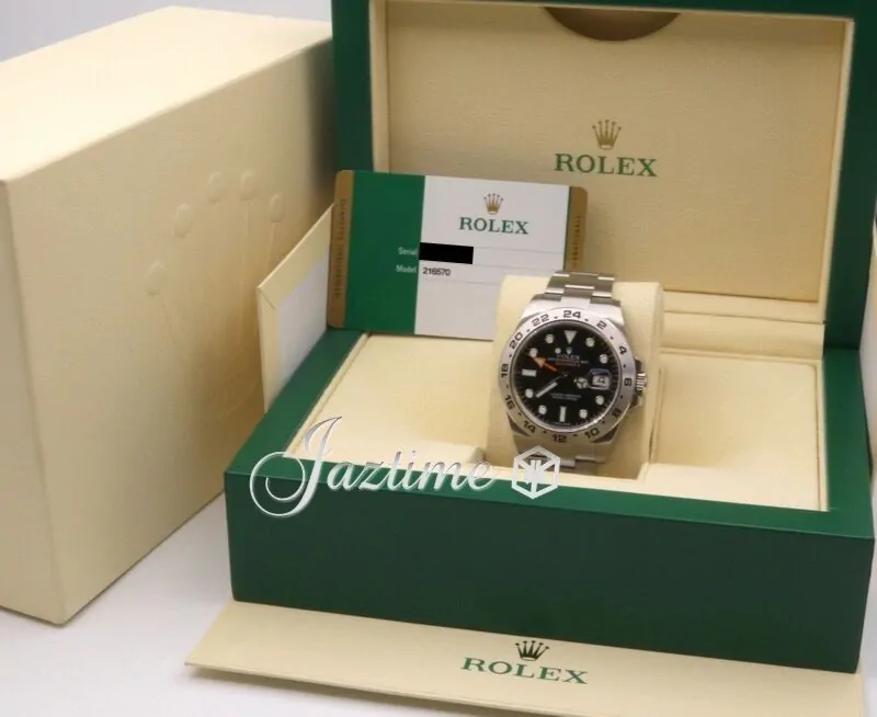 Rolex Explorer II Steve McQueen 216570 Men's 42mm Black Stainless