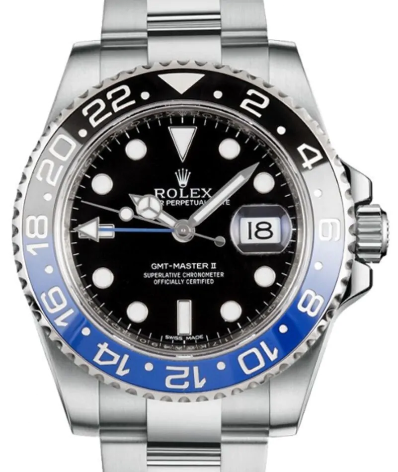 Rolex GMT-Master II 116710BLNR Ceramic Blue Black Batman 40mm