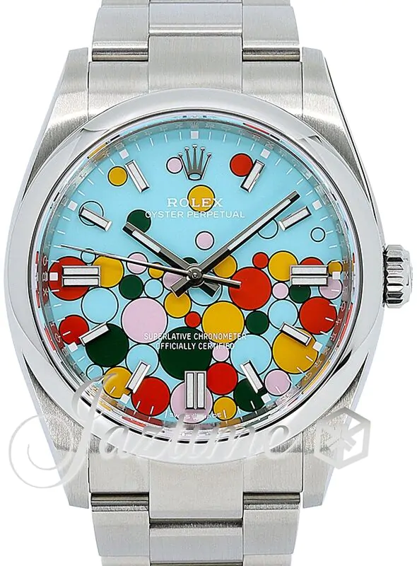 ROLEX 特大パネル Rolex Oyster Perpetual 36 Turquoise 
