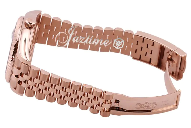 Rolex Sky-Dweller Rose Gold Slate Index Dial Jubilee Bracelet 336935