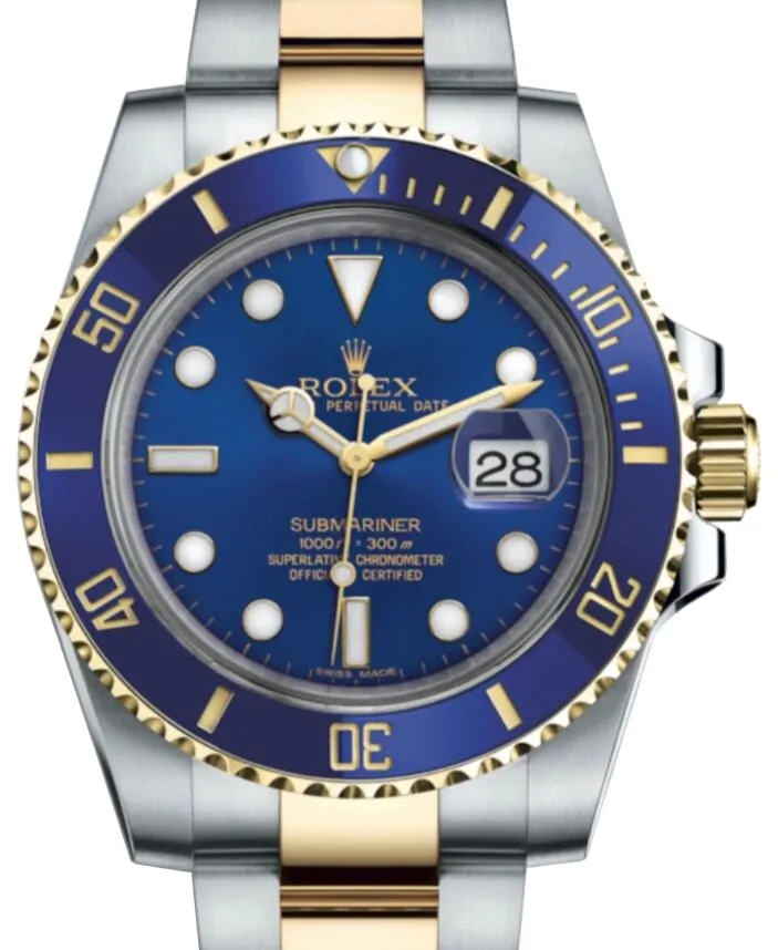 Rolex Submariner 116613 116613LB Ceramic Dark Blue Yellow Gold