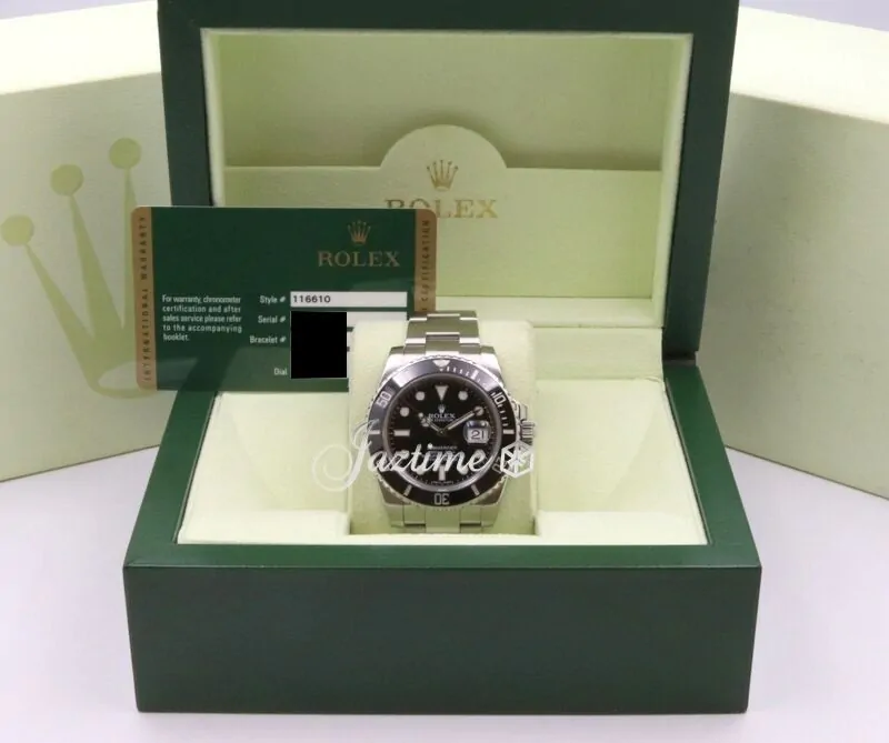 Rolex Submariner 116610 Men's 40mm Ceramic Date Stainless Steel